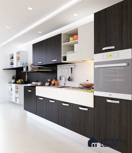 Wooden Look TW 1388 Thunder Wenge 8 ft x 4 ft Texture Finish Decorative Laminate - 1.25 mm | Suitable for TV Unit, Wardrobe, Kitchen Cabinets