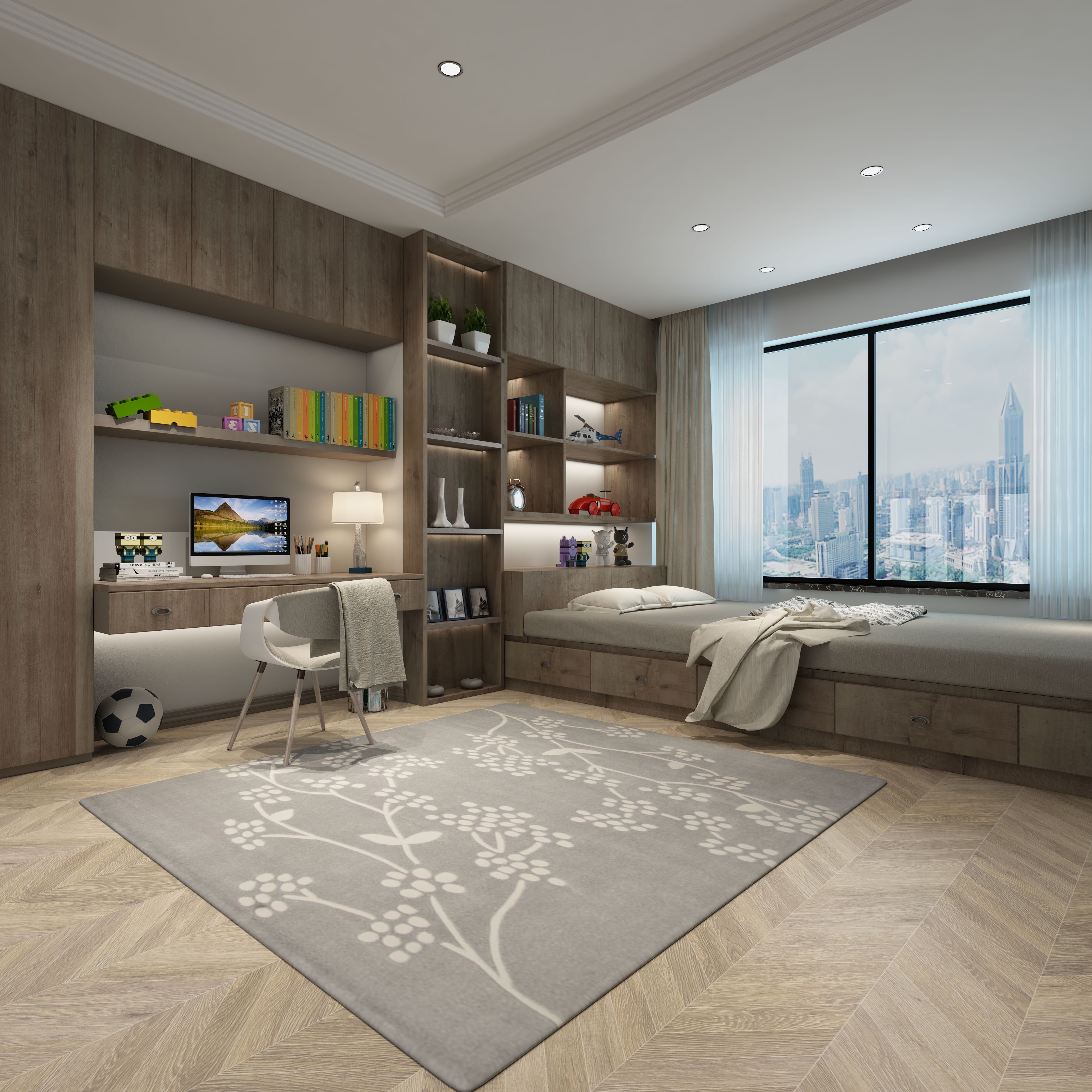 Wooden Look VW 1567 Velvety Wooden 8 ft x 4 ft Texture Finish Decorative Laminate - 1.25 mm | Suitable for TV Unit, Wardrobe, Kitchen Cabinets