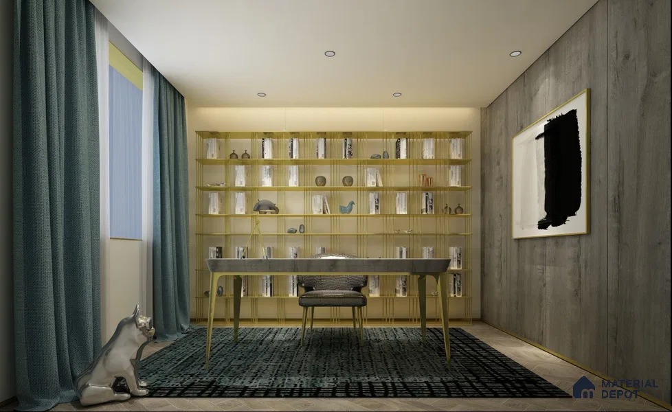 Wooden Look VW 1611 Velvety Wooden 8 ft x 4 ft Texture Finish Decorative Laminate - 1.25 mm | Suitable for TV Unit, Wardrobe, Kitchen Cabinets