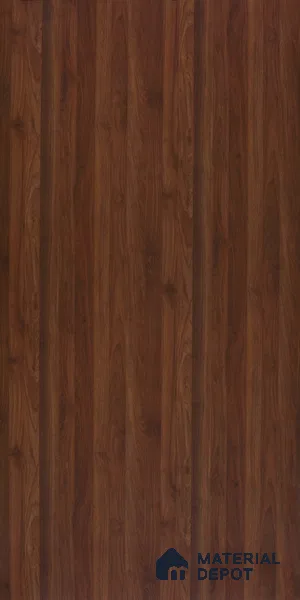 Wooden Look 10478 FWD Precott Walnut 8 ft x 4 ft Texture Finish Decorative Laminate - 0.8 mm | Suitable for TV Unit, Wardrobe, Kitchen Cabinets
