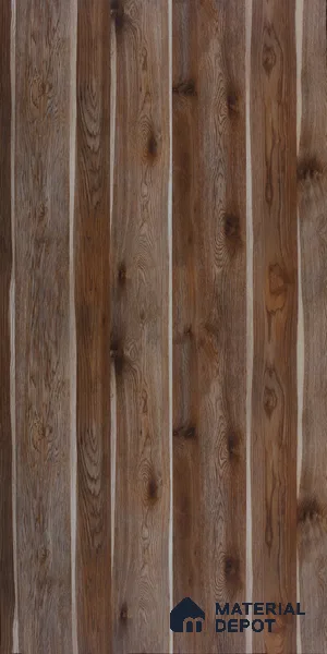 Wooden Look 10488 SGL Baffin Wood 8 ft x 4 ft High Gloss Finish Decorative Laminate - 0.8 mm | Suitable for TV Unit, Wardrobe, Kitchen Cabinets