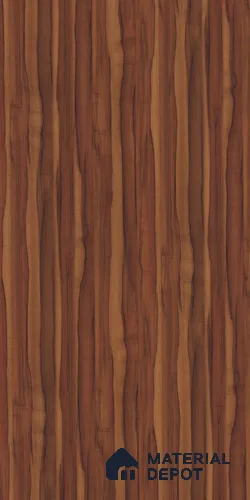 Wooden Look 10592 HGL Orchard Delight 8 ft x 4 ft Walnut High Gloss Finish Decorative Laminate - 1 mm | Matching Rehau Edgeband Code 207P | Suitable for TV Unit, Wardrobe, Kitchen Cabinets