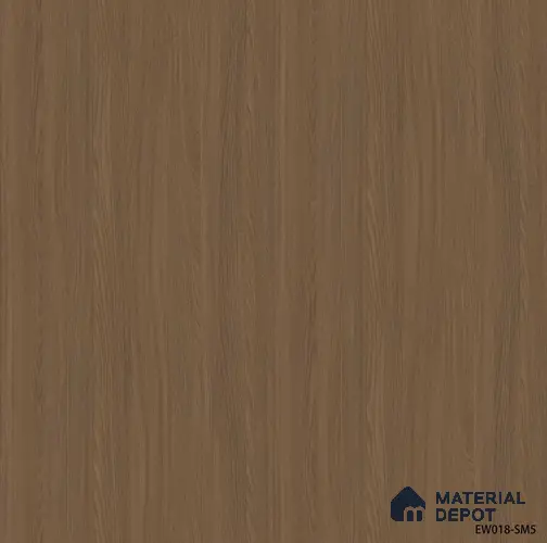 Wooden Look 13107 SGL Golden Teak Dark 8 ft x 4 ft Glossy Finish Decorative Laminate - 0.8 mm