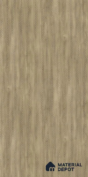 Wooden Look 14009 RH Brussel Wood 8 ft x 4 ft Print Wood Suede Finish Decorative Laminate - 1 mm | Matching Rehau Edgeband Code 685P | Suitable for TV Unit, Wardrobe, Kitchen Cabinets