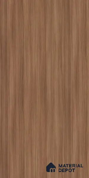 Wooden Look 14539 VNR RH Brazilian Vertical Walnut 8 ft x 4 ft Veneer Finish Decorative Laminate - 1 mm | Matching Rehau Edgeband Code 338P | Suitable for TV Unit, Wardrobe, Kitchen Cabinets