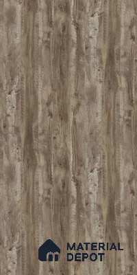 14624 RH Brown Woodscar 8 ft x 4 ft Woodscar Suede Finish Decorative Laminate - 1 mm | Matching Rehau Edgeband Code 493P | Suitable for TV Unit, Wardrobe, Kitchen Cabinets