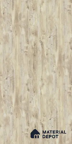 Wooden Look 14625 RH Light Woodscar 8 ft x 4 ft Woodscar Suede Finish Decorative Laminate - 1 mm | Matching Rehau Edgeband Code 634P | Suitable for TV Unit, Wardrobe, Kitchen Cabinets