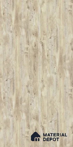 Wooden Look 14625 SCT RH Light Woodscar 8 ft x 4 ft Sawcut Finish Decorative Laminate - 1 mm | Matching Rehau Edgeband Code 634P | Suitable for TV Unit, Wardrobe, Kitchen Cabinets