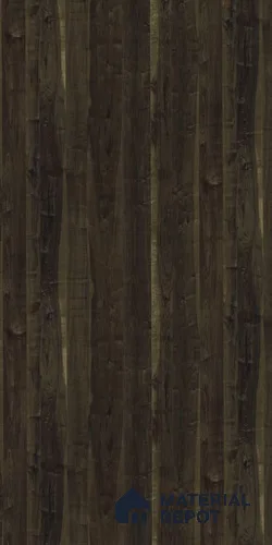 Wooden Look 14938 RH Knotty Smoked Maple 8 ft x 4 ft Smoked Maple Suede Finish Decorative Laminate - 1 mm | Matching Rehau Edgeband Code 496P | Suitable for TV Unit, Wardrobe, Kitchen Cabinets