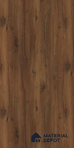 Wooden Look 14971 HGL RH Tiger Crown Oak 8 ft x 4 ft Crown Oak High Gloss Finish Decorative Laminate - 1 mm | Matching Rehau Edgeband Code 449P | Suitable for TV Unit, Wardrobe, Kitchen Cabinets