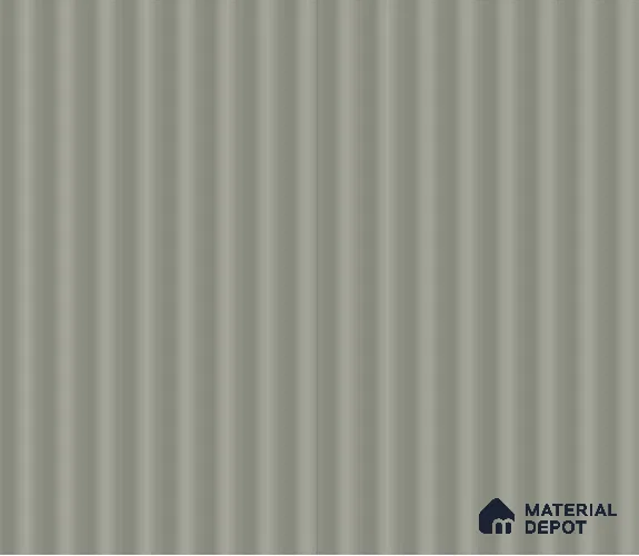 Fluted Solid Color Look 20009 GVR G Parish Grey 8 ft x 4 ft Texture Finish Decorative Laminate - 0.8 mm