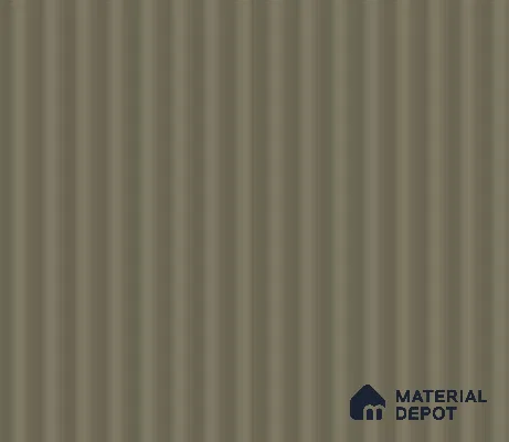 Fluted Solid Color Look 20037 GVR G Conifer 8 ft x 4 ft Texture Finish Decorative Laminate - 0.8 mm