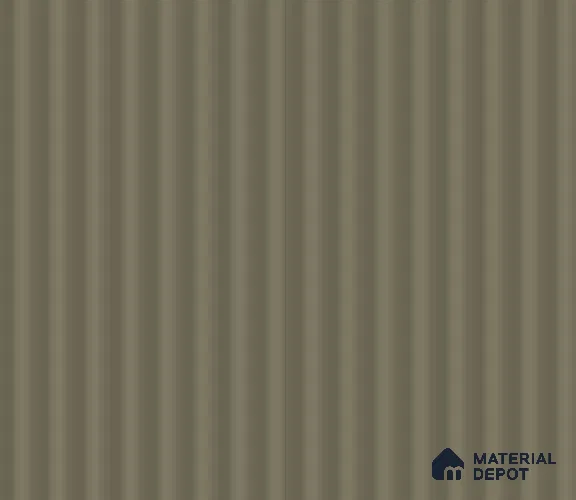 Fluted Solid Color Look 20037 GVR G Conifer 8 ft x 4 ft Texture Finish Decorative Laminate - 0.8 mm