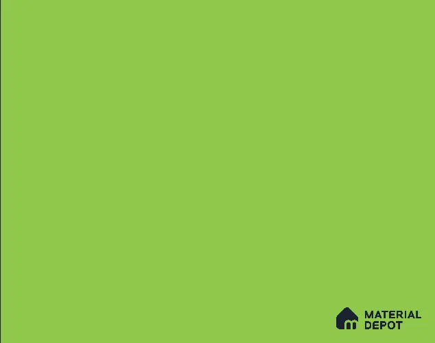 21403 SGL Lawn Green 8 ft x 4 ft Glossy Finish Decorative Laminate - 0.8 mm | Suitable for Living Room, Kitchen, Office