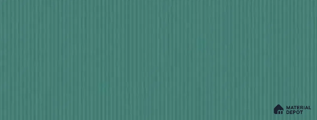 Tropical Teal 22062 VL Tropical Blue 8 ft x 4 ft Fluted Solid Color Finish Decorative Laminate - 1 mm | Suitable for TV Unit, Wardrobe, Kitchen Cabinets