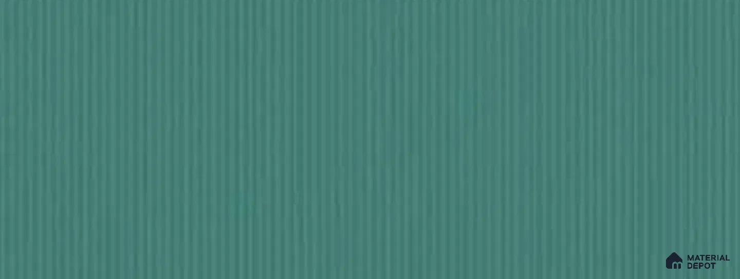 Tropical Teal 22062 VL Tropical Blue 8 ft x 4 ft Fluted Solid Color Finish Decorative Laminate - 1 mm | Suitable for TV Unit, Wardrobe, Kitchen Cabinets