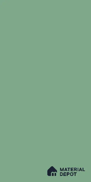 22153 MR+ Saga Green 8 ft x 4 ft Solid MR+ Tuff Gloss Finish Decorative Laminate - 1 mm | Suitable for Living Room, Kitchen, Office