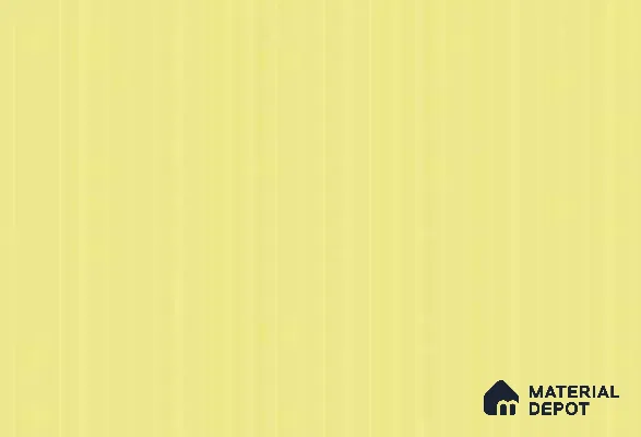 Pastel Yellow 22157 FLT Gladiola 8 ft x 4 ft Fluted Solid Color Finish Decorative Laminate - 1 mm | Suitable for TV Unit, Wardrobe, Kitchen Cabinets