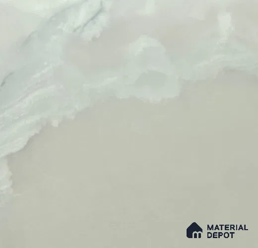40023 FT Pure White Onyx 8 ft x 4 ft Texture Finish Decorative Laminate - 1 mm | Suitable for TV Unit, Wardrobe, Kitchen Cabinets