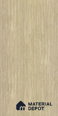 Wooden Look 40232 MR+ Soft Travertine 8 ft x 4 ft MR+ Micro Scratch Resistant High Gloss Finish Decorative Laminate - 1 mm | Suitable for TV Unit, Wardrobe, Kitchen Cabinets