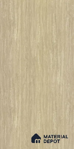 Wooden Look 40232 MR+ Soft Travertine 8 ft x 4 ft MR+ Micro Scratch Resistant High Gloss Finish Decorative Laminate - 1 mm | Suitable for TV Unit, Wardrobe, Kitchen Cabinets