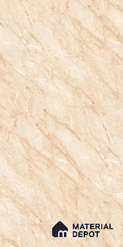 Marble Look 40268 FT Stagger Marble 8 ft x 4 ft Feather Touch Marble Matte Finish Decorative Laminate - 1 mm | Suitable for TV Unit, Wardrobe, Kitchen Cabinets