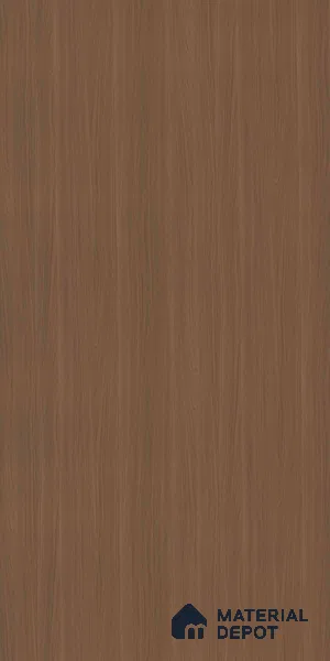 Wooden Look 56181 LLS Warm Walnut Brown 8 ft x 4 ft Texture Finish Decorative Laminate - 0.8 mm