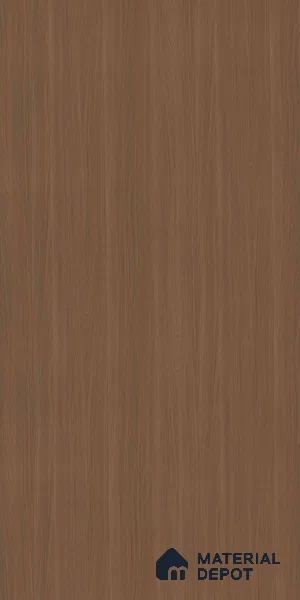 56181 SGL Warm Walnut Brown 8 ft x 4 ft Glossy Finish Decorative Laminate - 0.8 mm