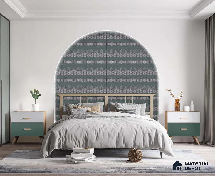 85109 LNN Karnika Parna 8 ft x 4 ft Linen Finish Sampada Decorative Laminate - 1 mm | Suitable for TV Unit, Wardrobe, Kitchen Cabinets