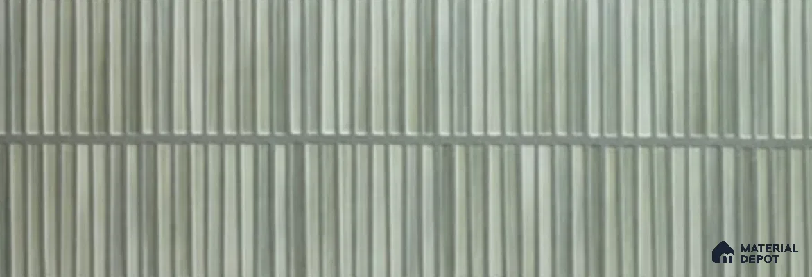 Subway Look Wall Tile TL 13480 C Pigmenta Verde 4 ft x 16 inch Matte Finish Porcelain Tile - 9 mm