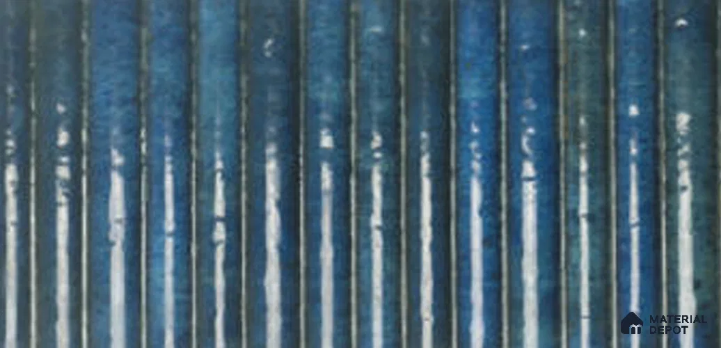 Subway Wall Tile TL 13454 F Deep Azure 1 ft x 6 inch Ceramic Glossy Finish | Suitable for Bathroom & Kitchen Backsplash