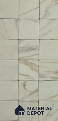 Subway Look Wall Tile TL 13479 B Vestige Square Arabescato 4.3 inch x 4.3 inch Matte Finish Porcelain Tile - 9 mm