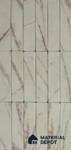Subway Look Wall Tile TL 13479 F Vestige Arabescato 8.6 inch x 2 inch Matte Finish Porcelain Tile - 9 mm