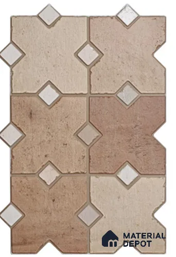 Geometric & Abstracts Look Floor Tile TL 13477 B  2 ft x 16 inch Matte Finish Porcelain Tile - 9 mm