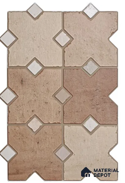Geometric & Abstracts Look Floor Tile TL 13477 B 2 ft x 16 inch Matte Finish Porcelain Tile - 9 mm