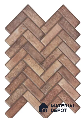 Brick Look Floor & Wall Tile TL 13458  2 ft x 16 inch Matte Finish Porcelain Tile - 9 mm