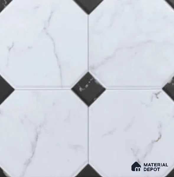 Moroccans Look Floor Tile TL 13464  29 inch x 29 inch Matte Finish Porcelain Tile - 9 mm