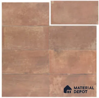 Subway Look Wall Tile TL 13461 G  11 inch x 6 inch Matte Finish Porcelain Tile - 9 mm