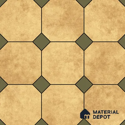 Hexagonal Look Floor & Wall Tile TL 11380 B 6622 2 ft x 2 ft Matte Finish Porcelain Tile - 9 mm