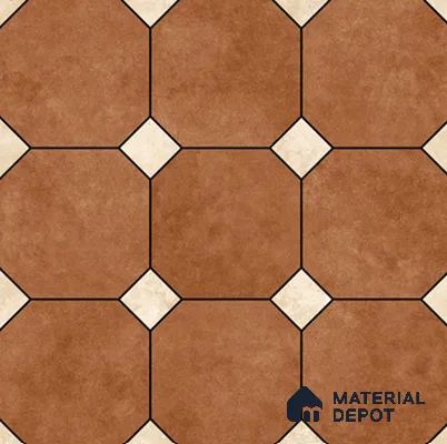 Hexagonal Look Floor & Wall Tile TL 11380 C 6623 2 ft x 2 ft Matte Finish Porcelain Tile - 9 mm