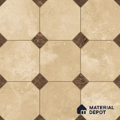 Hexagonal Look Floor & Wall Tile TL 11380 6621 2 ft x 2 ft Matte Finish Porcelain Tile - 9 mm