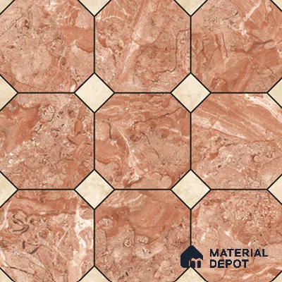 Hexagonal Look Floor & Wall Tile TL 11380 E 6624 2 ft x 2 ft Matte Finish Porcelain Tile - 9 mm