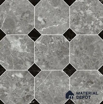 Hexagonal Look Floor & Wall Tile TL 11380 F 6625 2 ft x 2 ft Matte Finish Porcelain Tile - 9 mm