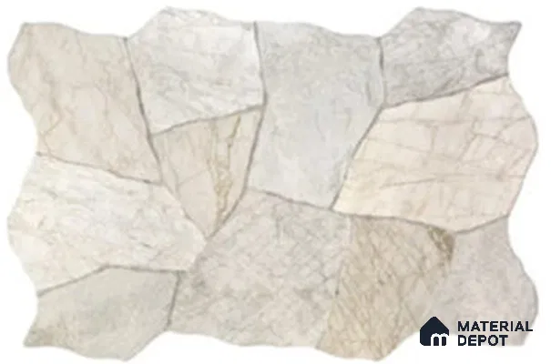 Stone Wall & Floor Tile TL 13453 D Pearl Stone 3 ft x 16 inch Porcelain Matte Finish - 12 mm | Suitable for Bathroom, Living Room, Patio, Courtyard & Elevation