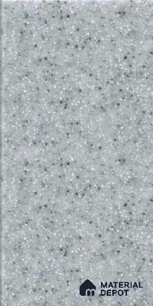 D007 Merino Hanex Mist 12 ft x 2.5 ft Corian Solid Surface - 12 mm