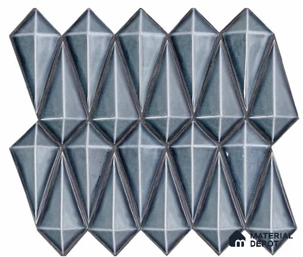 Mosaic Look Wall Tile TL 13193 B GM 62 15 inch x 12 inch Glossy Finish Ceramic Tile - 9 mm