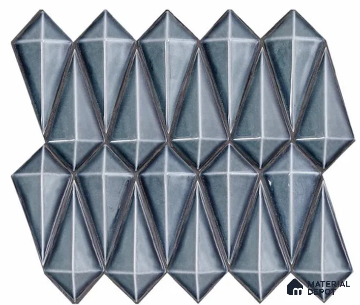 Mosaic Look Wall Tile TL 13193 B GM 62 15 inch x 12 inch Glossy Finish Ceramic Tile - 9 mm