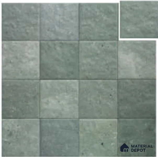 Subway Look Wall Tile TL 13461 C  6 inch x 6 inch Matte Finish Porcelain Tile - 9 mm