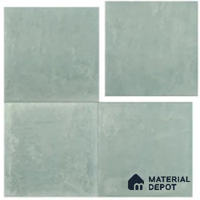 Subway Wall & Floor Tile TL 13457 C Mint Patina 8 inch x 8 inch Ceramic Matte Finish | Suitable for Living Room, Bathroom, Kitchen, Dining & Highlighter Wall