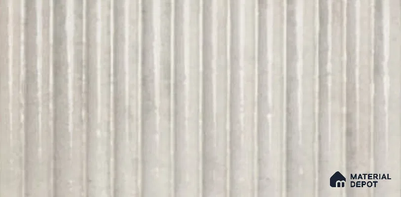 Subway Wall Tile TL 13454 G Silver Ash 1 ft x 6 inch Ceramic Glossy Finish | Suitable for Bathroom, Kitchen Backsplash, Dining & Highlighter Wall
